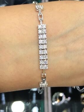 18k white gold Diamond bracelet